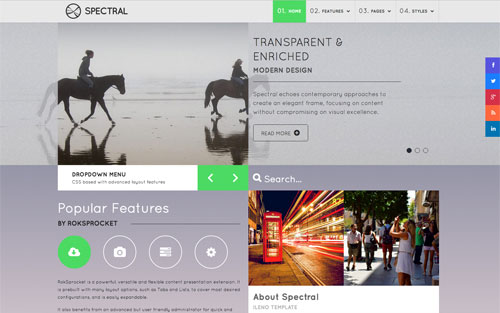 Spectral Template Website