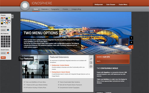Ionosphere Template Website