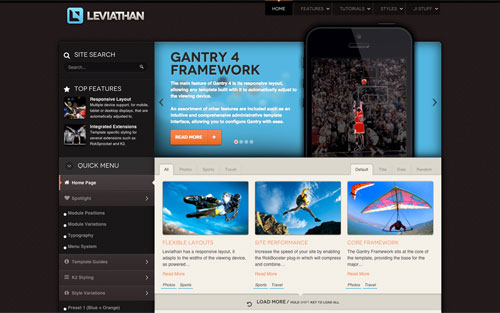 Template Leviathan Website